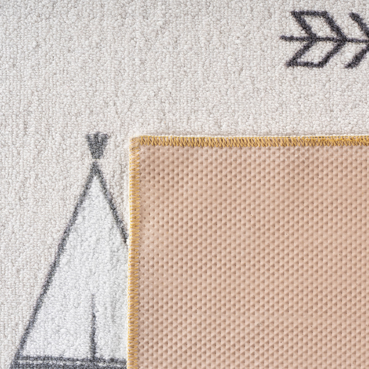 Mila Kids 1134 creme · Kinderteppich Little Adventure