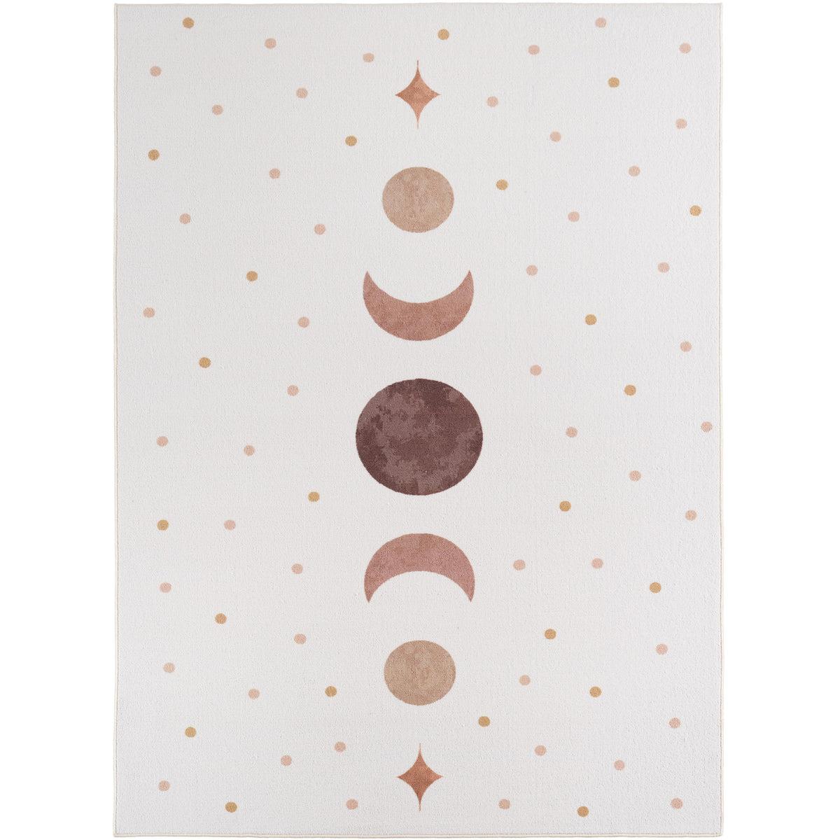 Mila Kids 1136 creme · Kinderteppich Little Moon