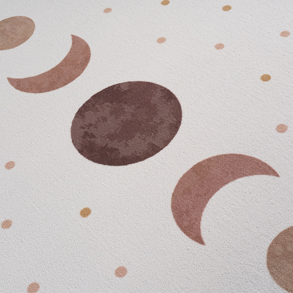 Mila Kids 1136 creme · Kinderteppich Little Moon