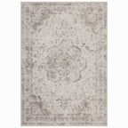 Lina 1141 beige · Waschbarer Vintage Teppich - Zeitlose Eleganz
