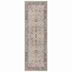 Lina 1143 beige · Waschbarer Vintage Teppich - Zeitlose Eleganz
