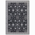 Lina 1146 black · Waschbarer Vintage Teppich - Zeitlose Eleganz