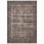 Lina 1147 braun · Waschbarer Vintage Teppich - Zeitlose Eleganz