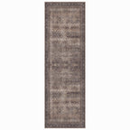 Lina 1147 braun · Waschbarer Vintage Teppich - Zeitlose Eleganz
