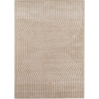Nora 1201 beige · Moderner Teppich für Indoor & Outdoor