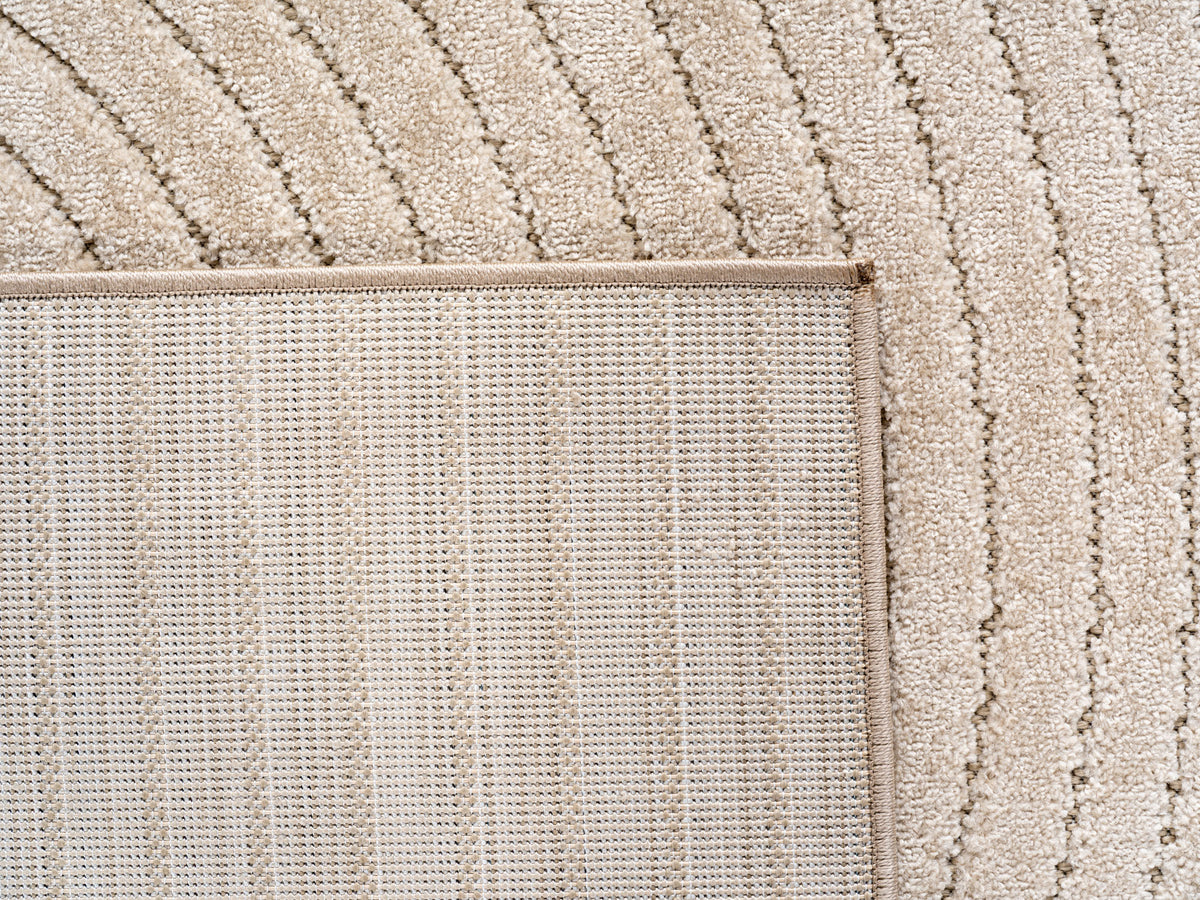 Nora 1201 beige · Moderner Teppich für Indoor & Outdoor