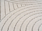 Nora 1201 creme · Moderner Teppich für Indoor & Outdoor