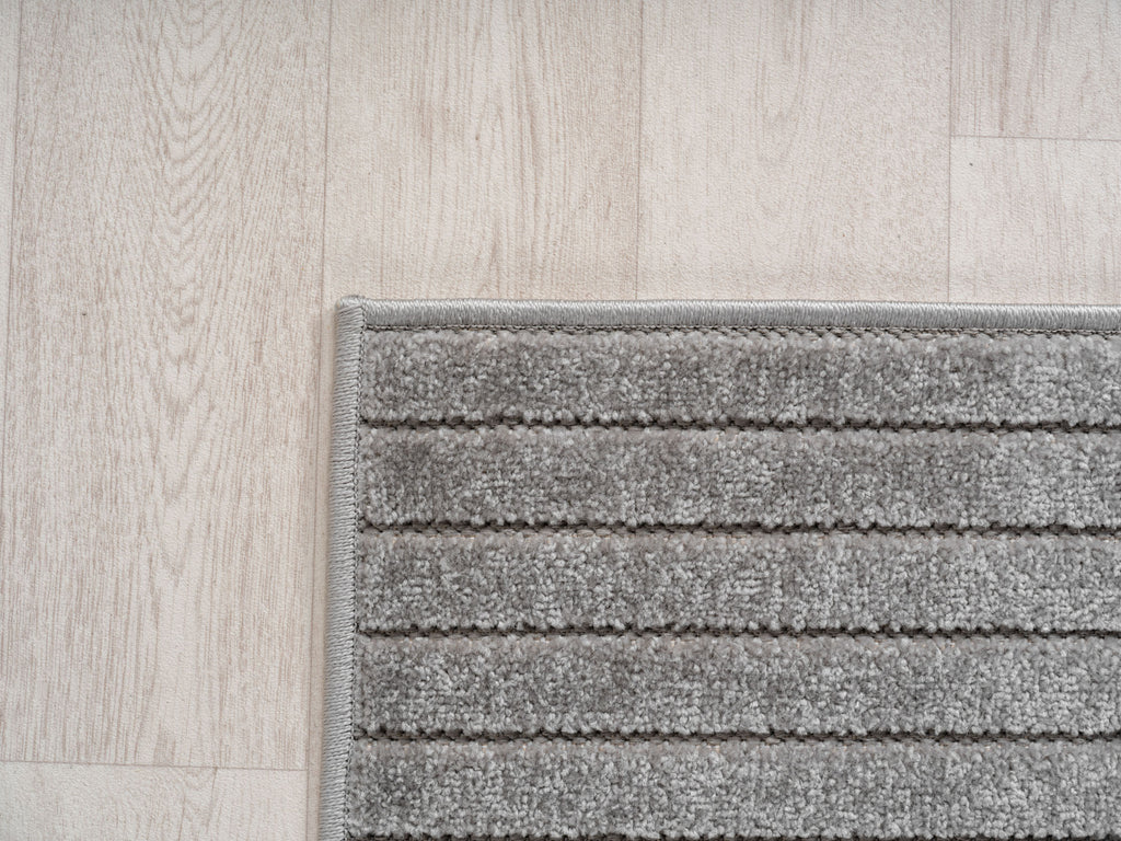Nora 1201 grau · Moderner Teppich für Indoor & Outdoor