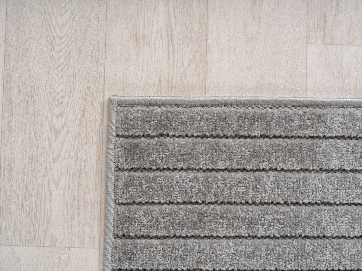 Nora 1201 grau · Moderner Teppich für Indoor & Outdoor