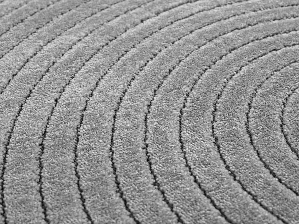 Nora 1201 grau · Moderner Teppich für Indoor & Outdoor