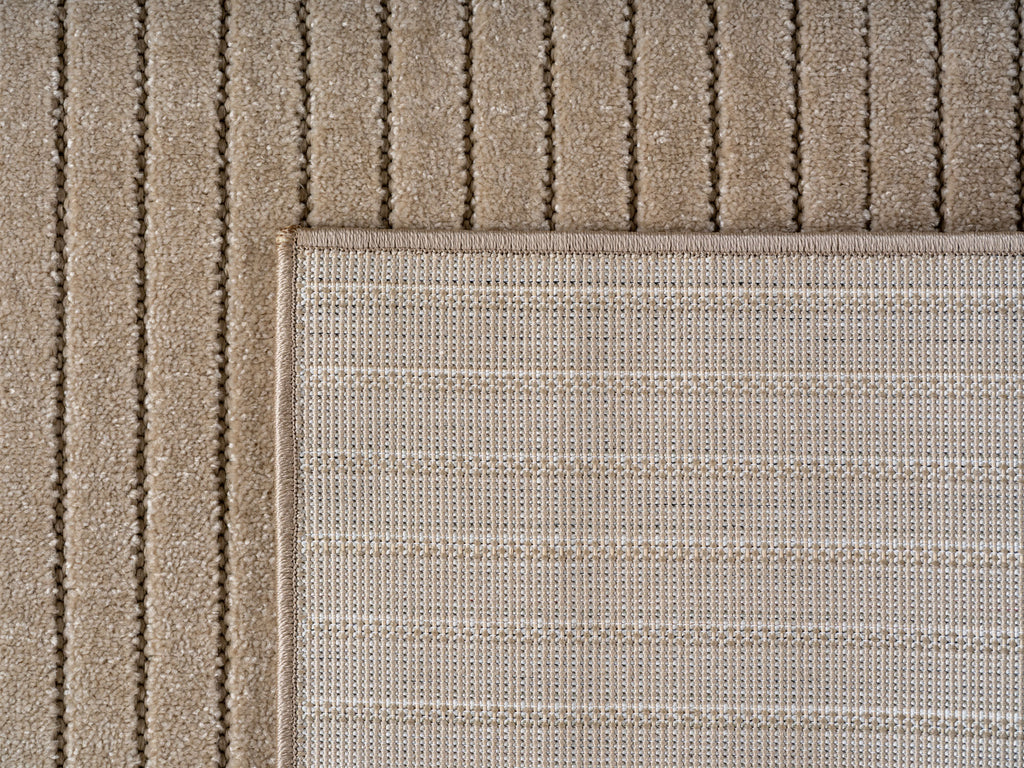 Nora 1202 beige · Moderner Teppich für Indoor & Outdoor