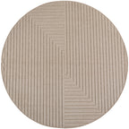 Nora 1202 beige · Moderner Teppich für Indoor & Outdoor