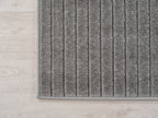 Nora 1202 grau · Moderner Teppich für Indoor & Outdoor