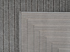 Nora 1202 grau · Moderner Teppich für Indoor & Outdoor