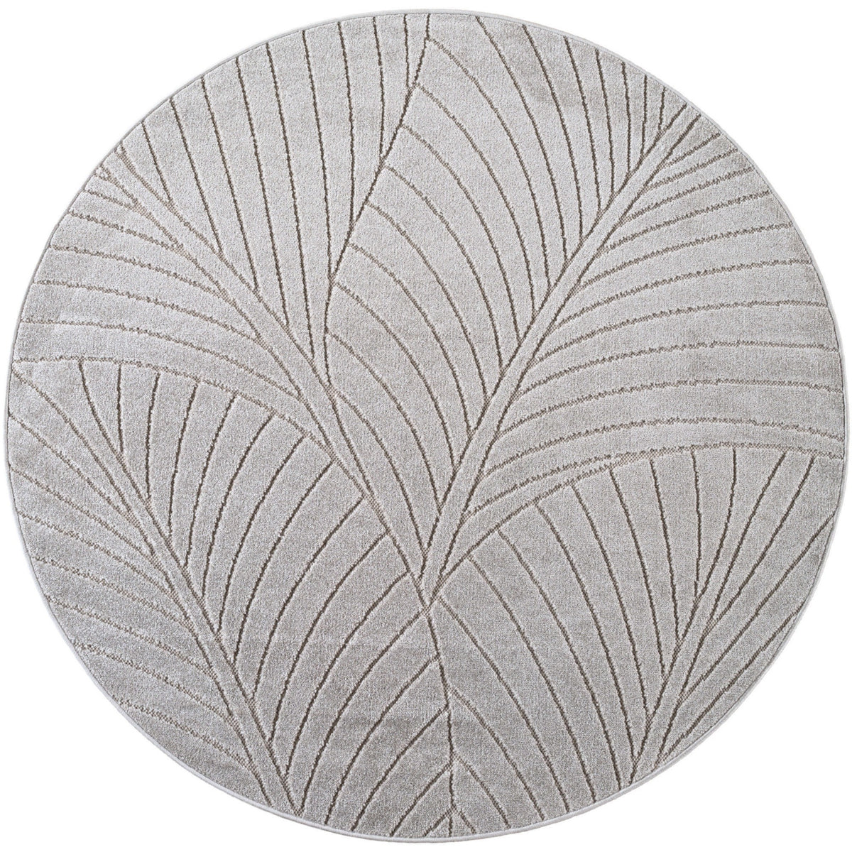 Nora 1203 grau · Moderner Teppich für Indoor & Outdoor