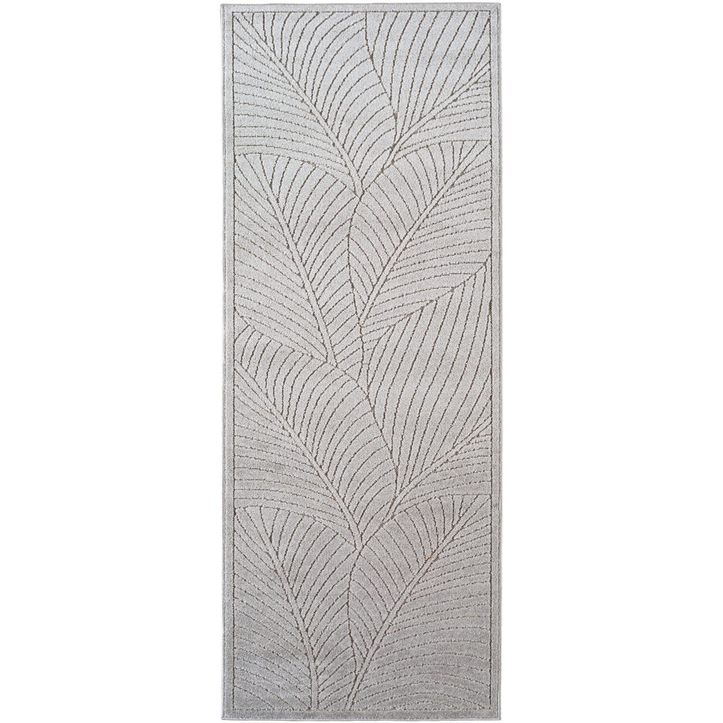 Nora 1203 grau · Moderner Teppich für Indoor & Outdoor