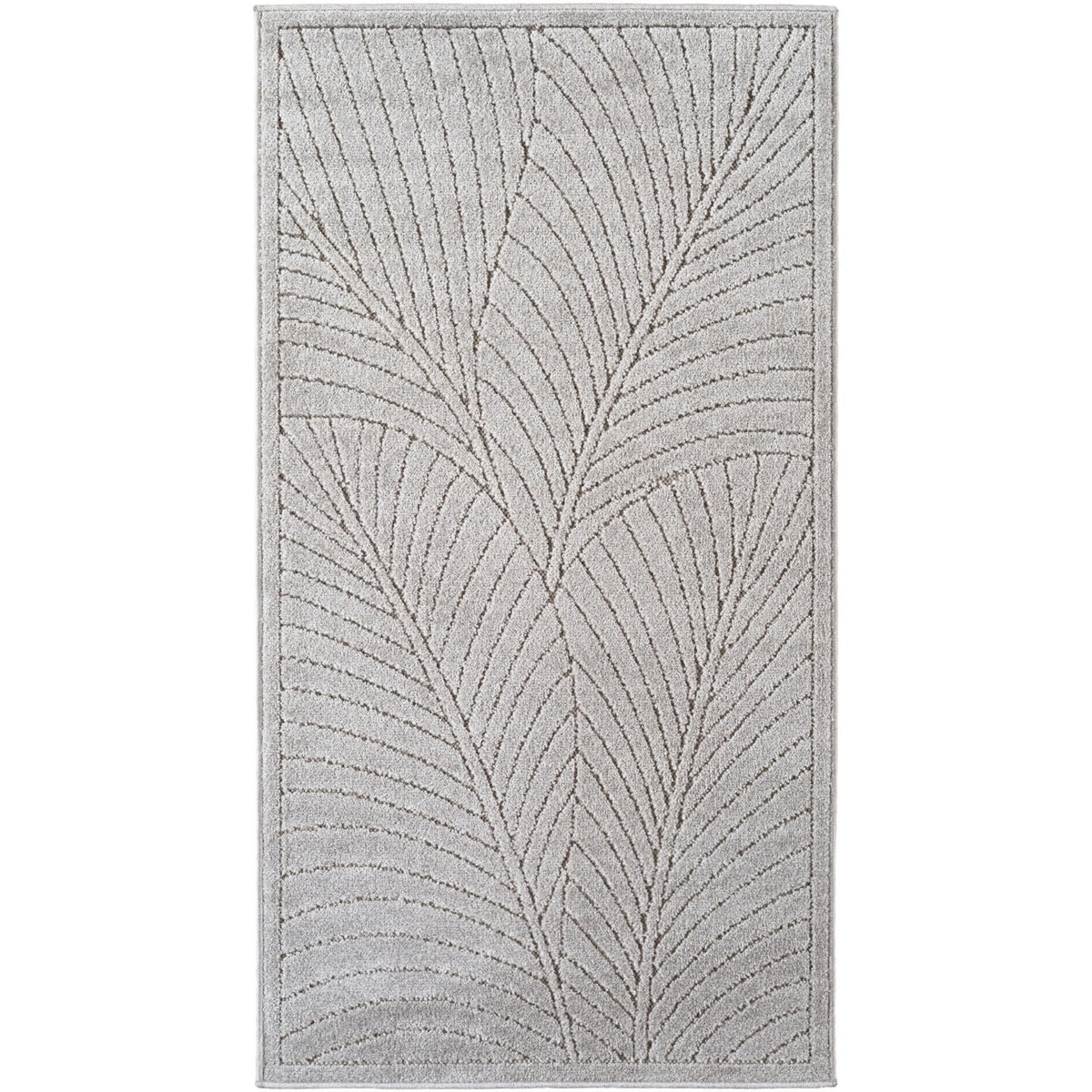 Nora 1203 grau · Moderner Teppich für Indoor & Outdoor