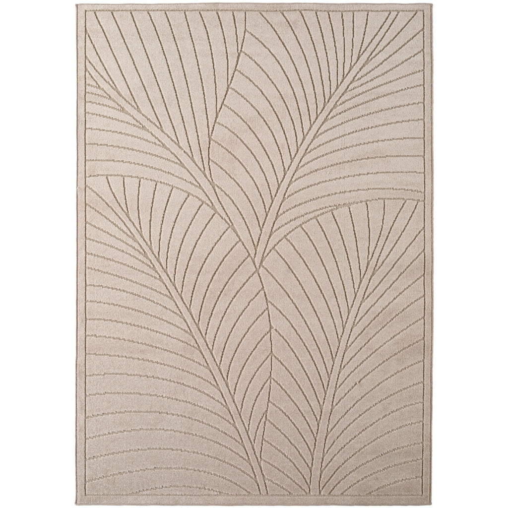 Nora 1203 beige · Moderner Teppich für Indoor & Outdoor