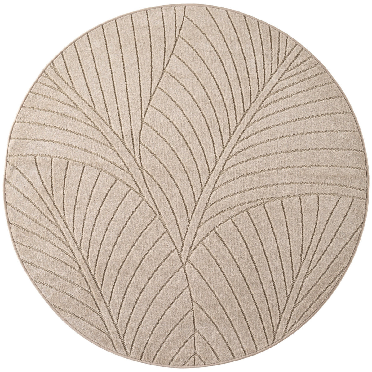 Nora 1203 beige · Moderner Teppich für Indoor & Outdoor