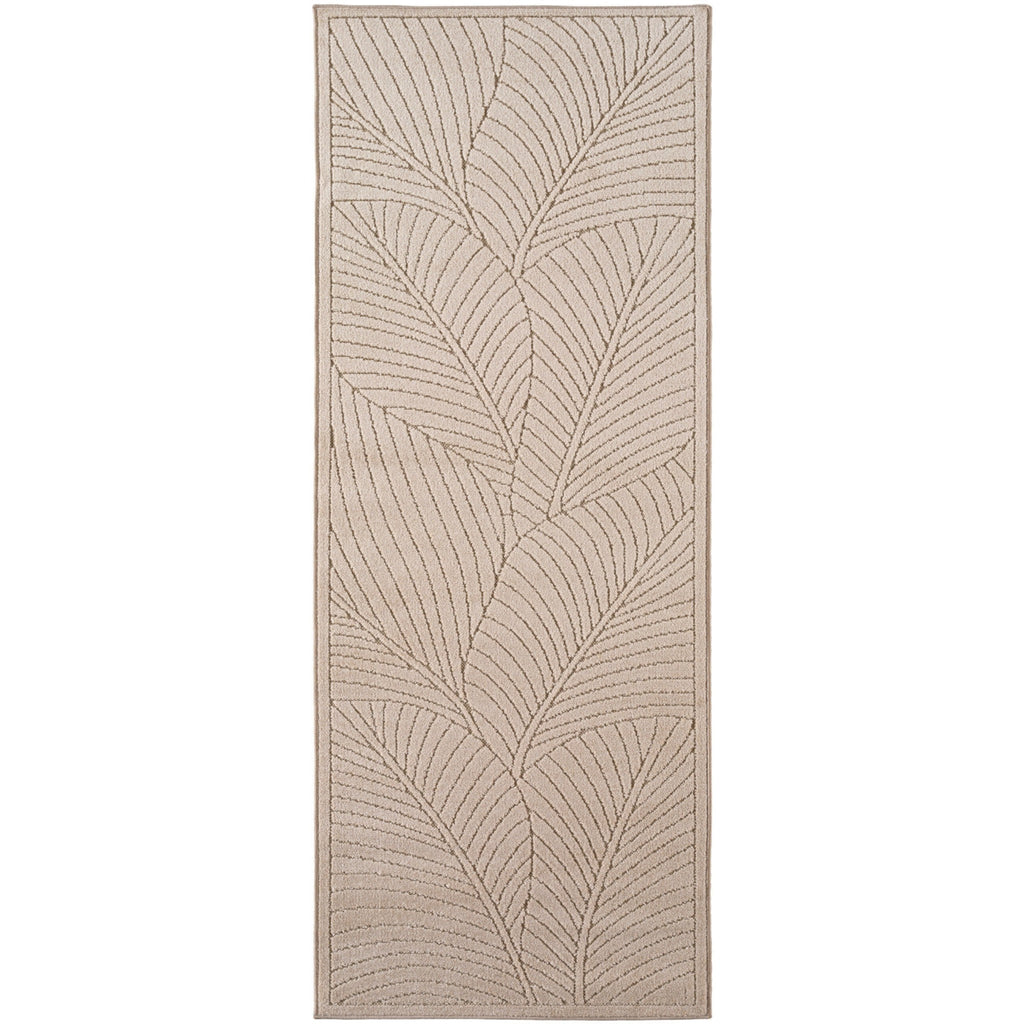 Nora 1203 beige · Moderner Teppich für Indoor & Outdoor