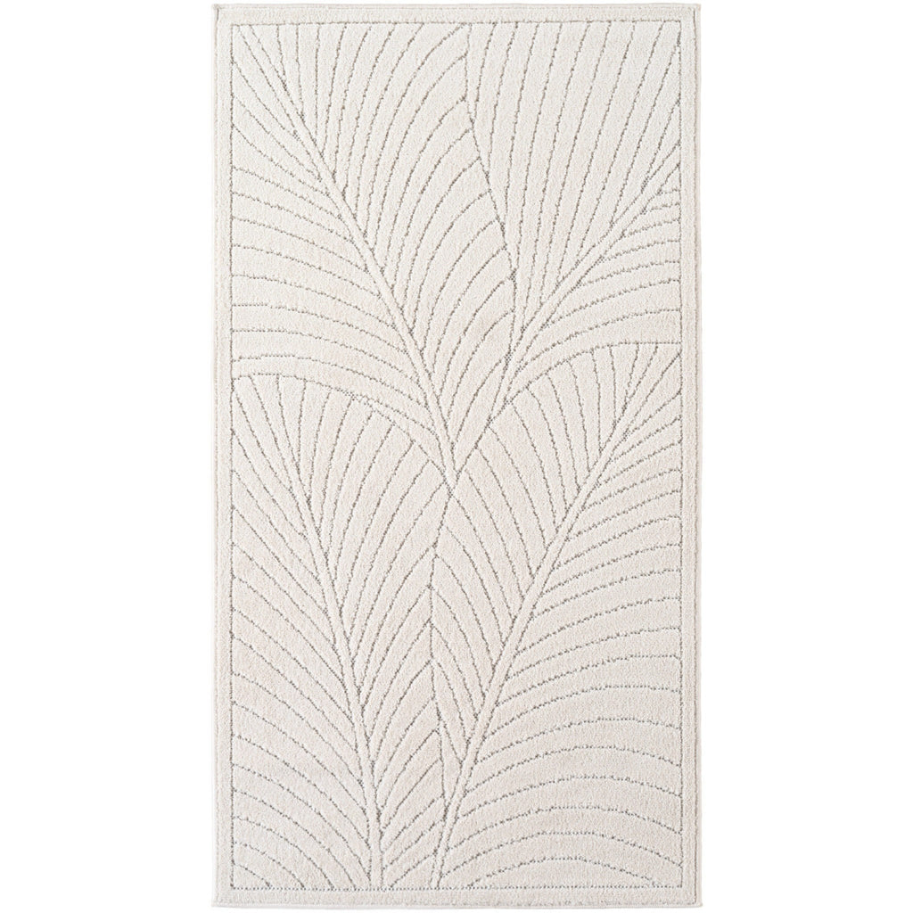 Nora 1203 creme · Moderner Teppich für Indoor & Outdoor