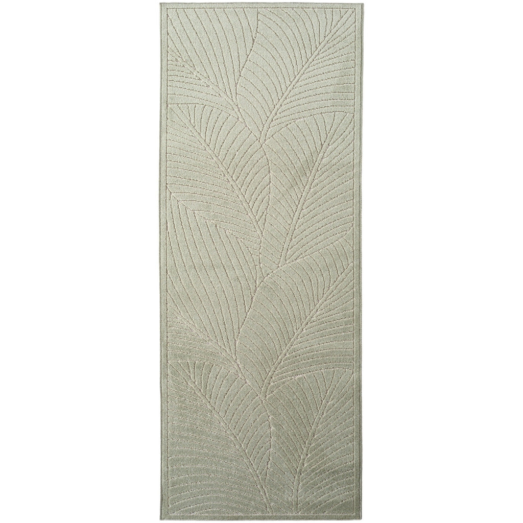 Nora 1203 salbeigrün · Moderner Teppich für Indoor & Outdoor