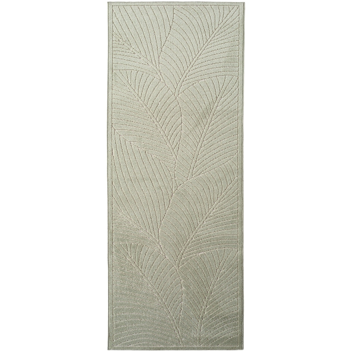 Nora 1203 salbeigrün · Moderner Teppich für Indoor & Outdoor