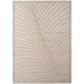 Nora 1204 beige · Moderner Teppich für Indoor & Outdoor