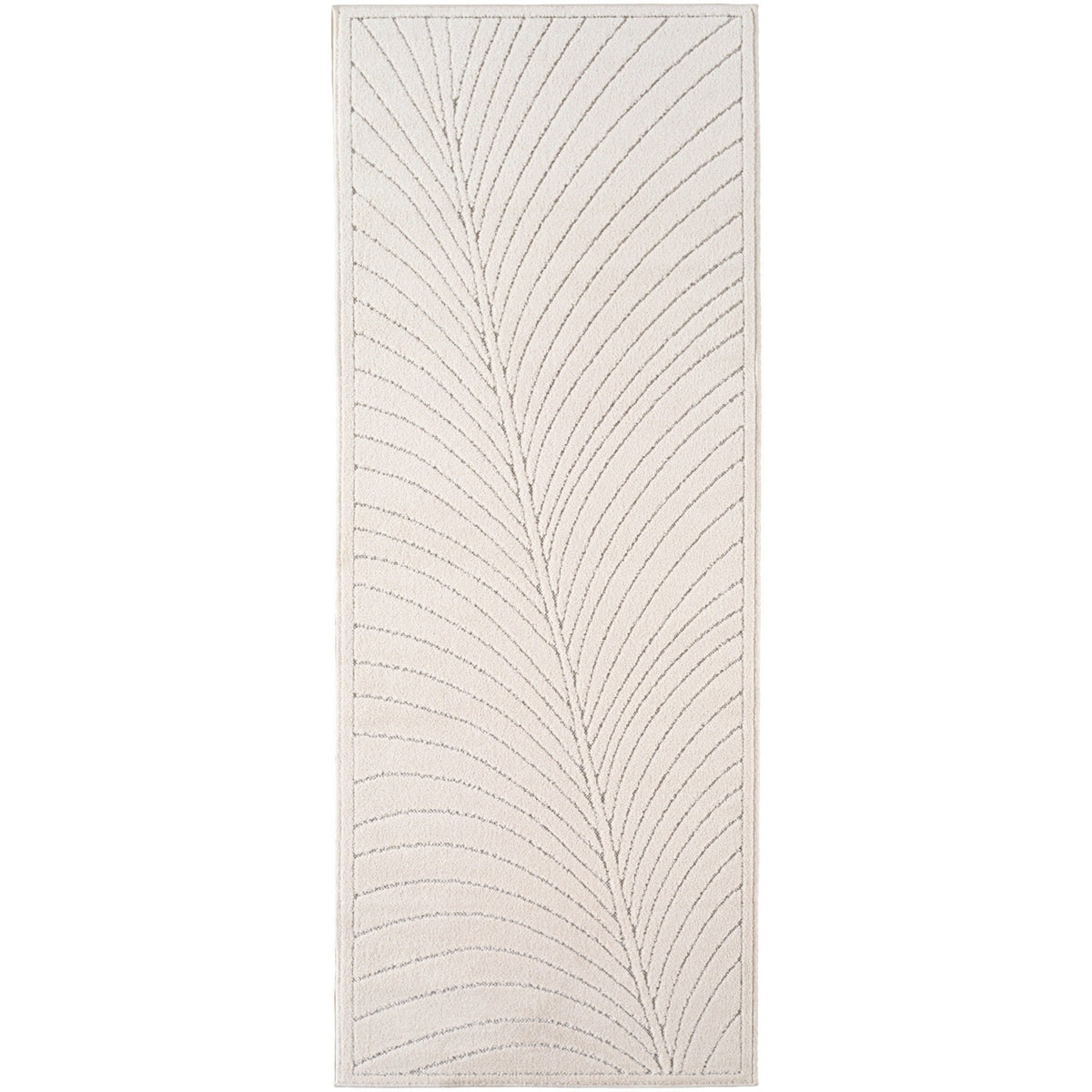 Nora 1204 creme · Moderner Teppich für Indoor & Outdoor