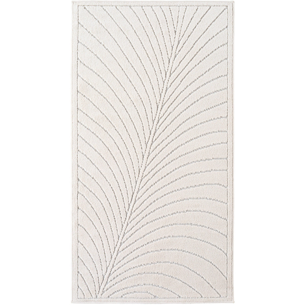 Nora 1204 creme · Moderner Teppich für Indoor & Outdoor