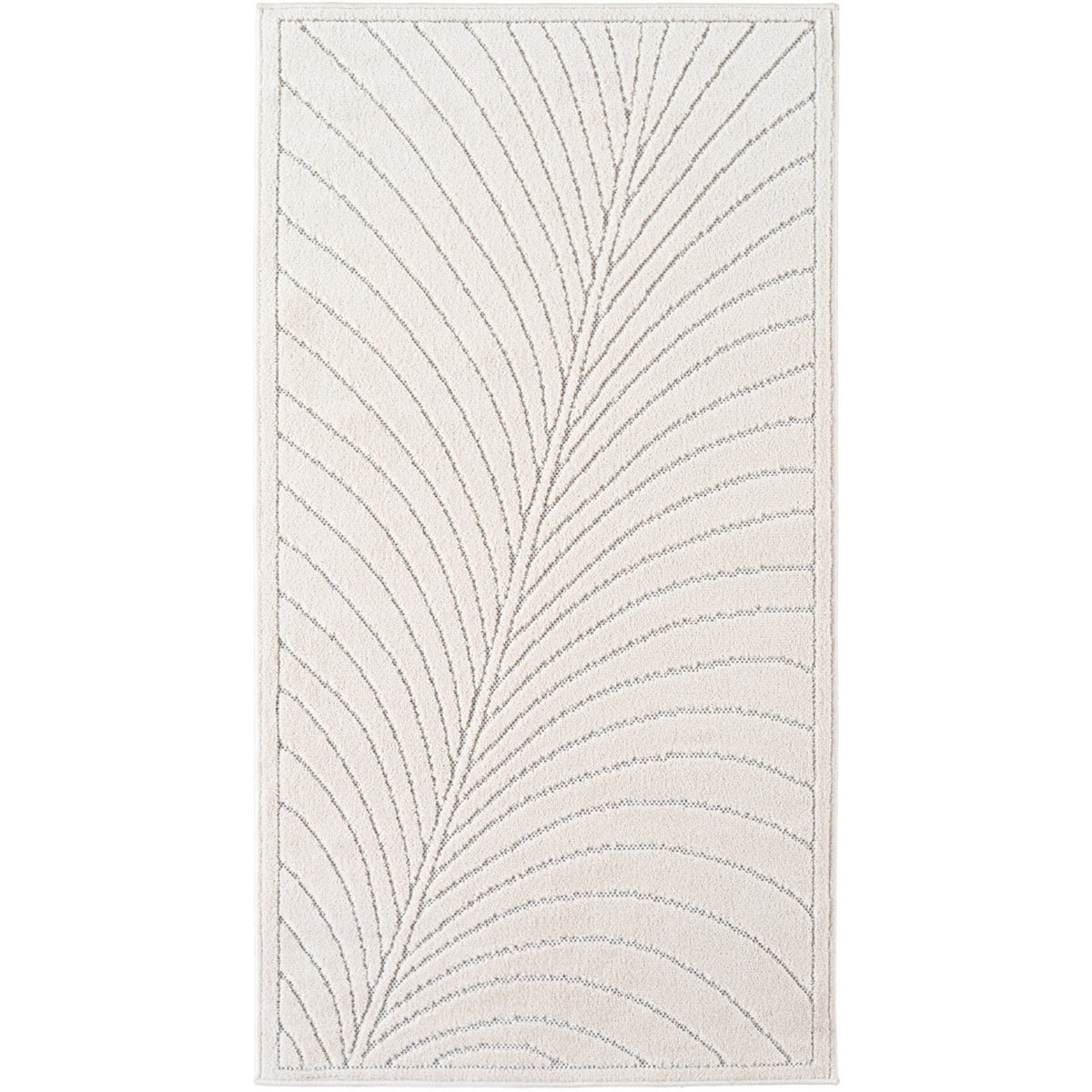 Nora 1204 creme · Moderner Teppich für Indoor & Outdoor