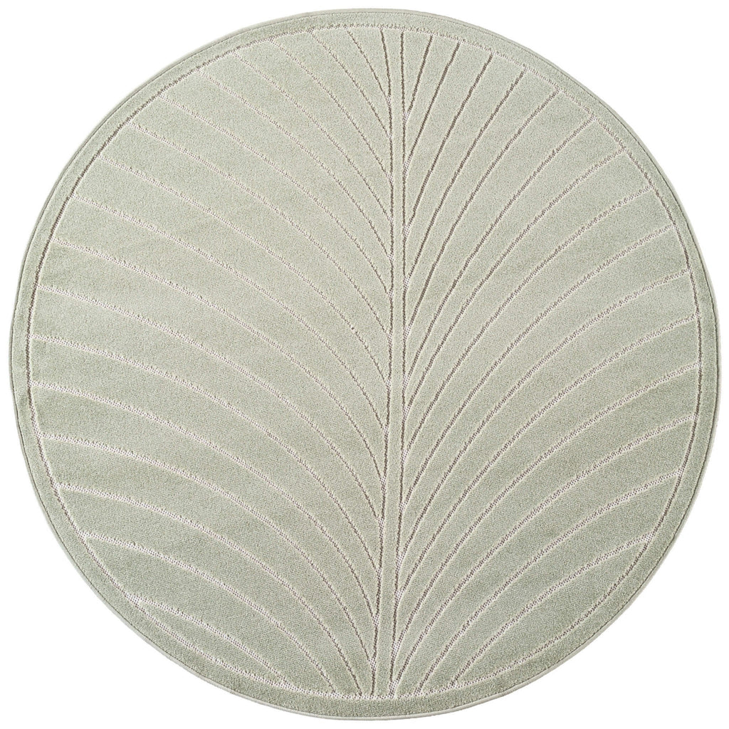 Nora 1204 salbeigrün · Moderner Teppich für Indoor & Outdoor
