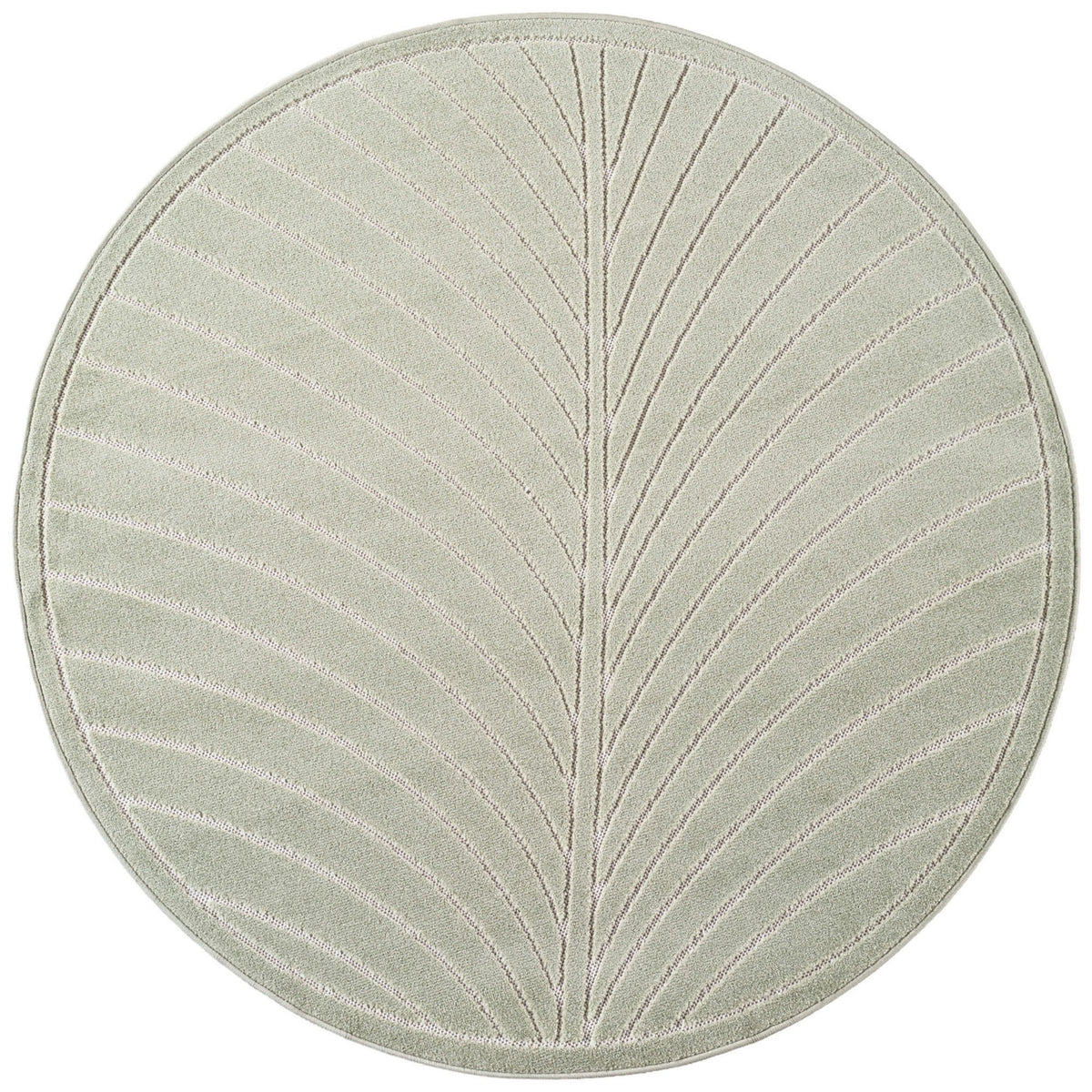 Nora 1204 salbeigrün · Moderner Teppich für Indoor & Outdoor
