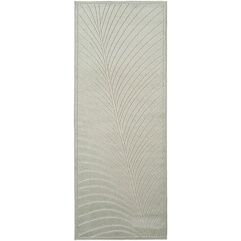 Nora 1204 salbeigrün · Moderner Teppich für Indoor & Outdoor