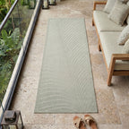 Nora 1204 salbeigrün · Moderner Teppich für Indoor & Outdoor
