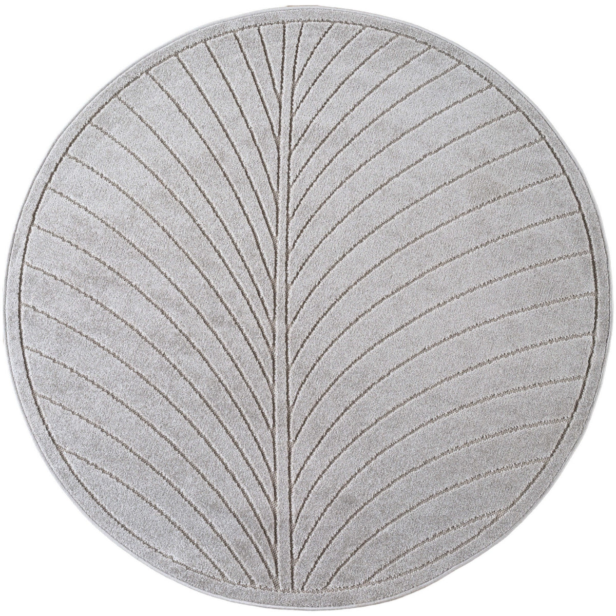 Nora 1204 grau · Moderner Teppich für Indoor & Outdoor
