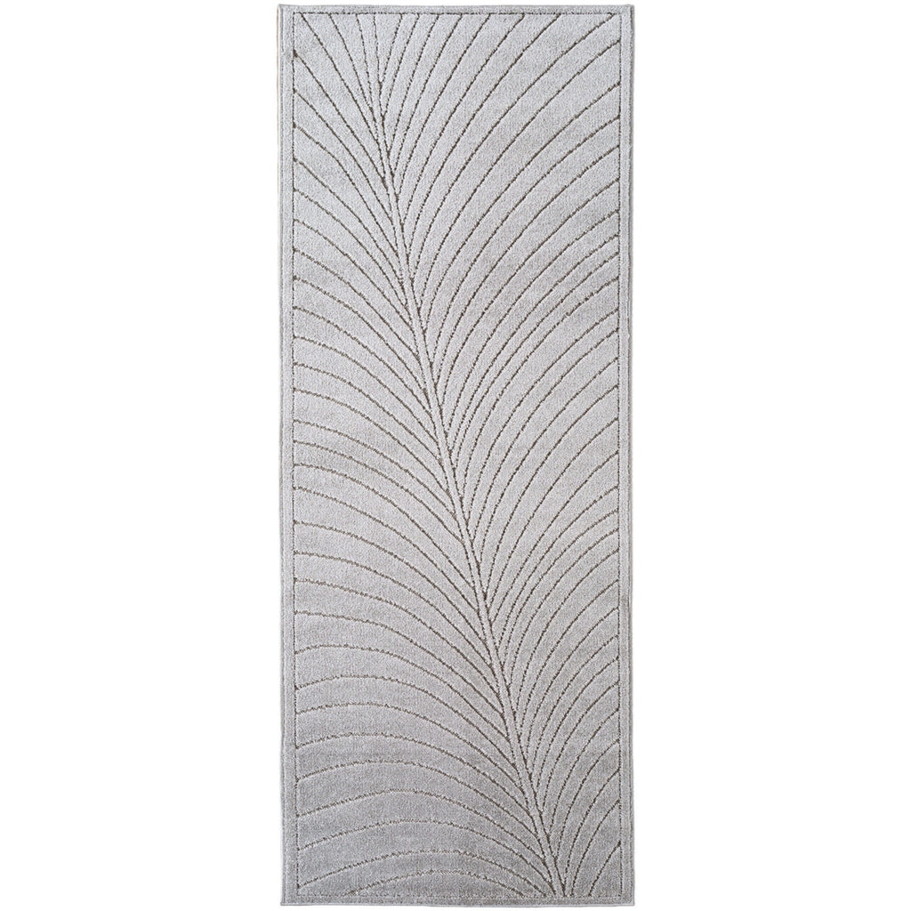 Nora 1204 grau · Moderner Teppich für Indoor & Outdoor