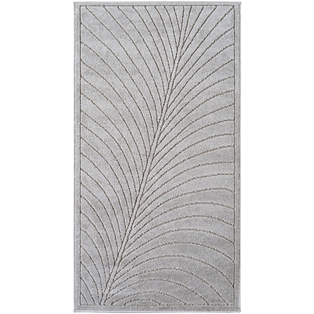 Nora 1204 grau · Moderner Teppich für Indoor & Outdoor