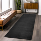 Amber 1400 anthrazit · Kuschelweicher Hochflor-Teppich