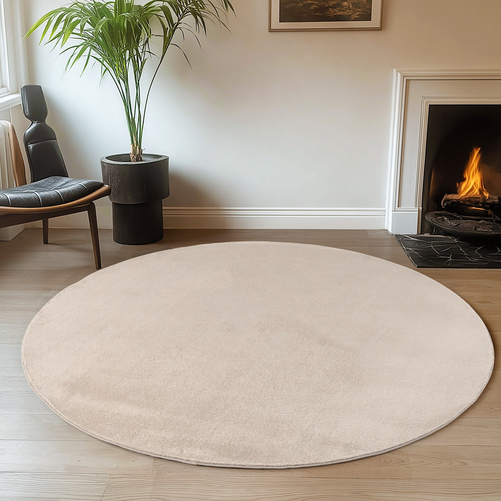Amber 1400 creme · Kuschelweicher Hochflor-Teppich