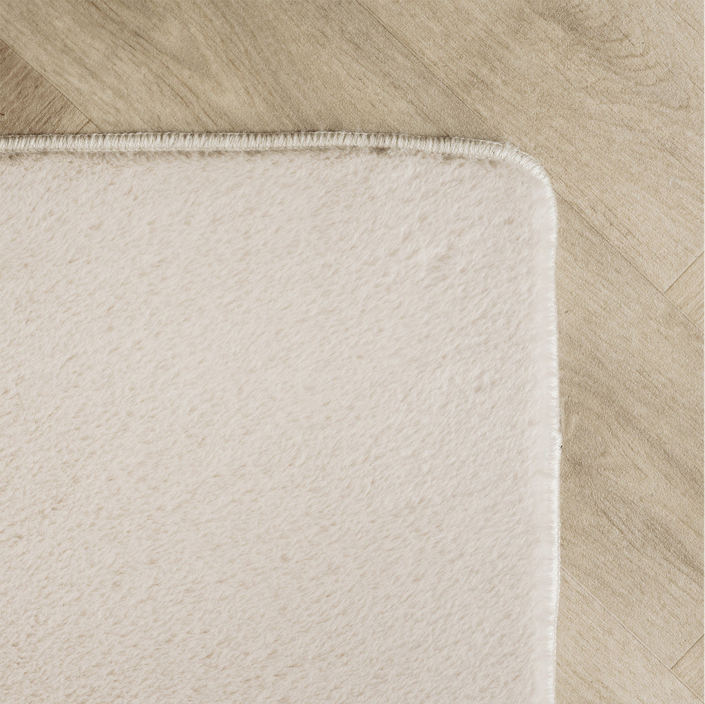 Amber 1400 creme · Kuschelweicher Hochflor-Teppich