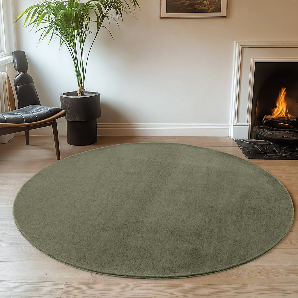 Amber 1400 khaki · Kuschelweicher Hochflor-Teppich