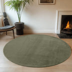 Amber 1400 khaki · Kuschelweicher Hochflor-Teppich