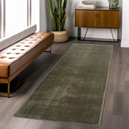 Amber 1400 khaki · Kuschelweicher Hochflor-Teppich
