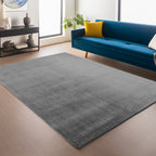 Amber 1400 grau · Kuschelweicher Hochflor-Teppich