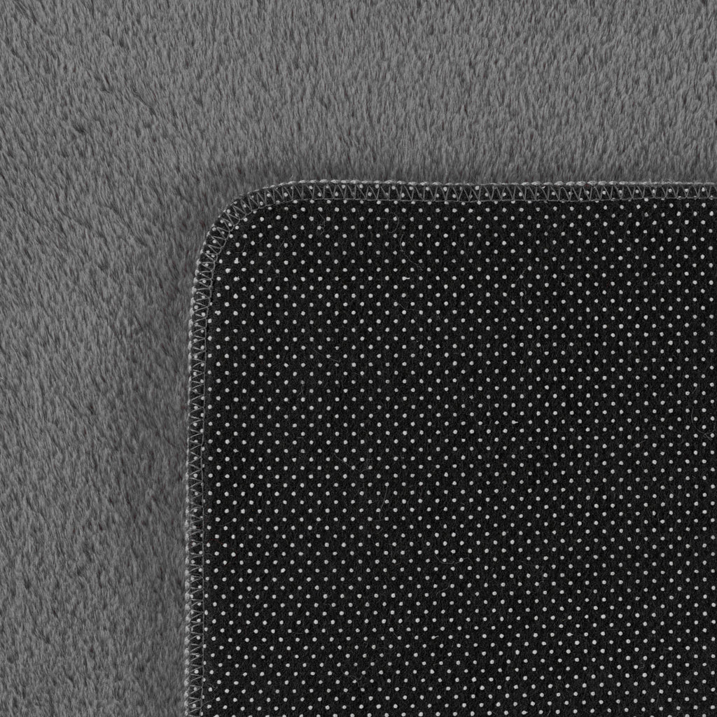 Amber 1400 grau · Kuschelweicher Hochflor-Teppich