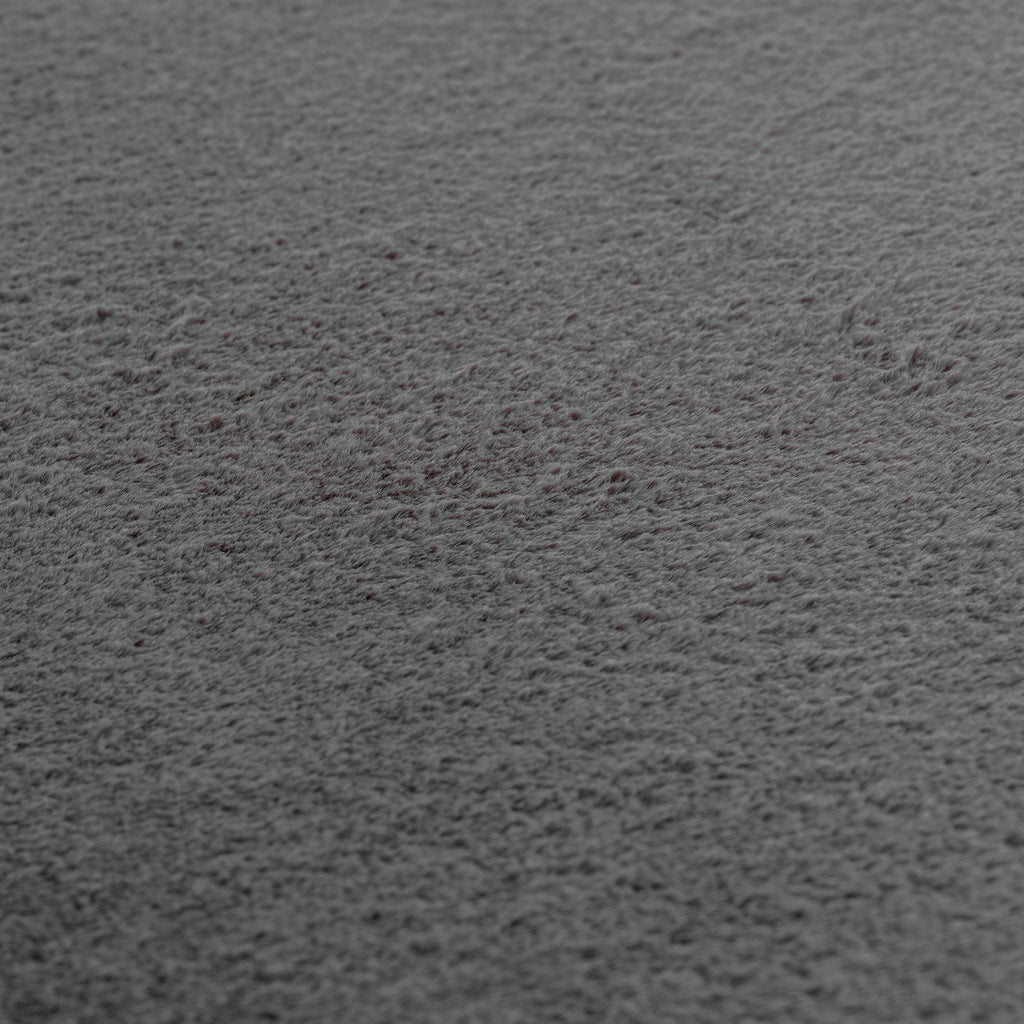 Amber 1400 grau · Kuschelweicher Hochflor-Teppich