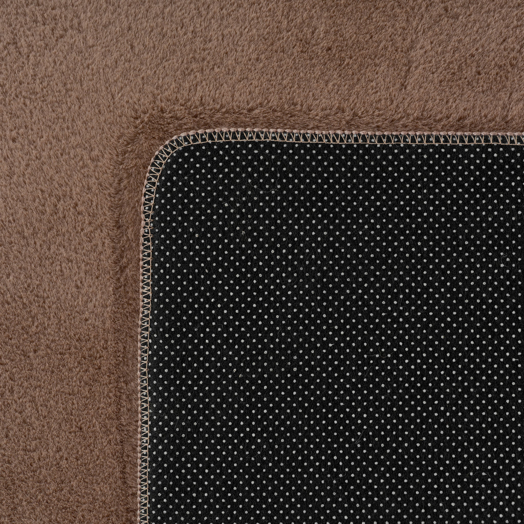 Amber 1400 mocca · Kuschelweicher Hochflor-Teppich