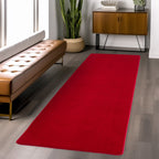 Amber 1400 rot · Kuschelweicher Hochflor-Teppich