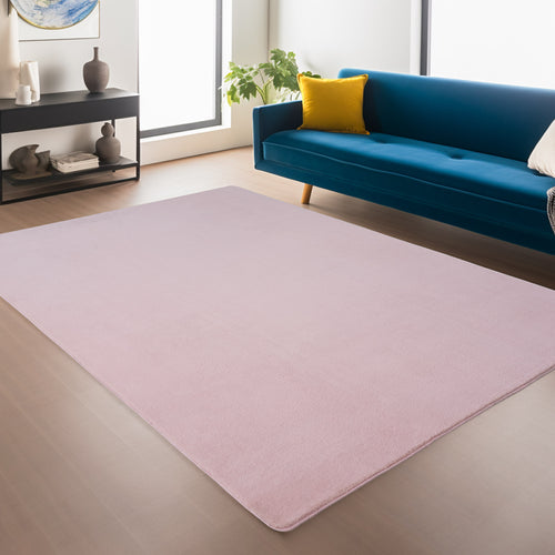 Amber 1400 rosa · Kuschelweicher Hochflor-Teppich